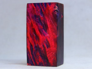 Stabilized Maple Burl Wood Mod Block